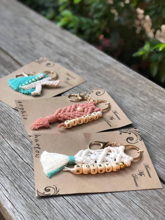 Macrame keychains