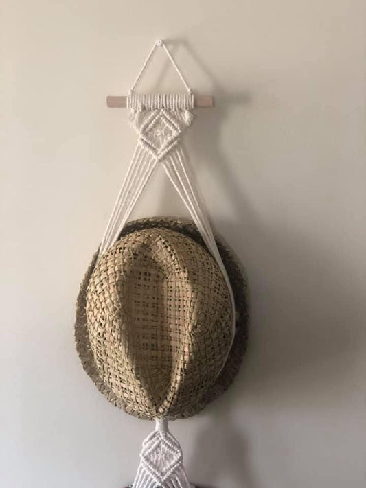 Macrame Hat Hanger