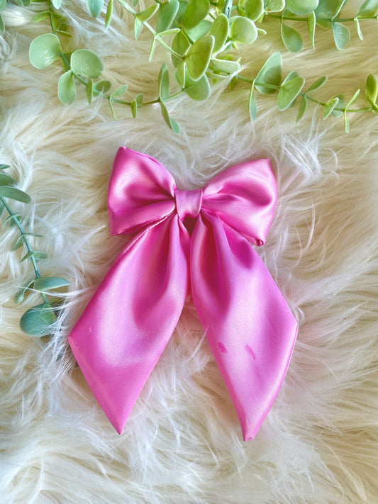Silk Bow-hair clip