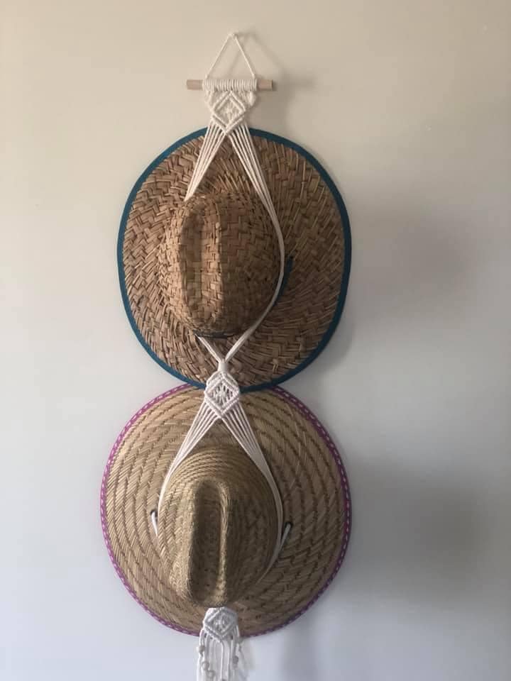 Macrame Hat Hanger